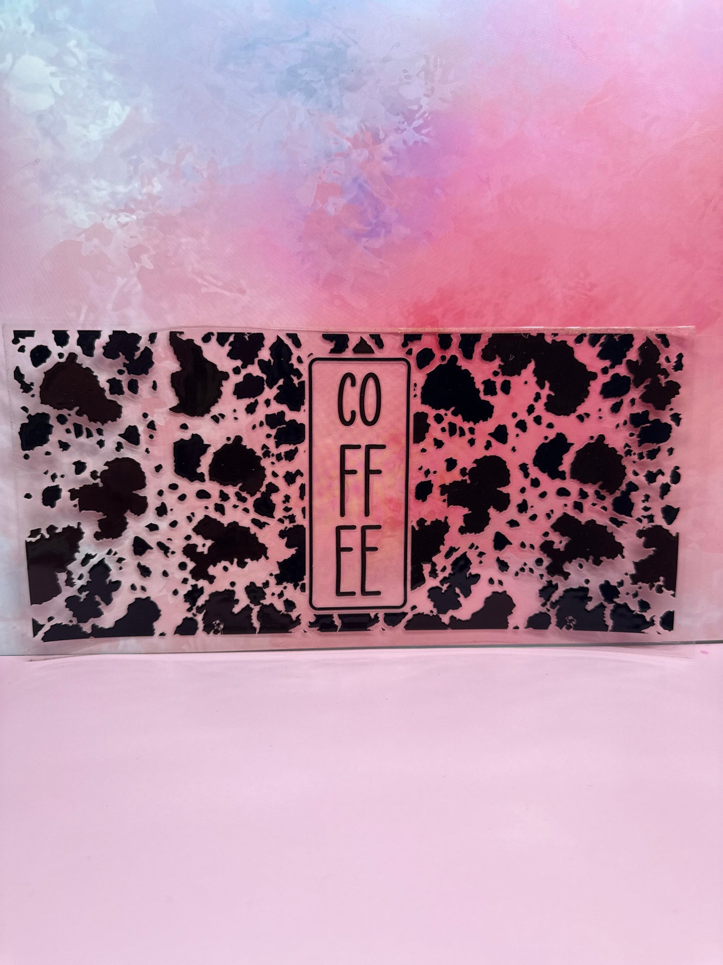 Coffee Cowprint Wrap