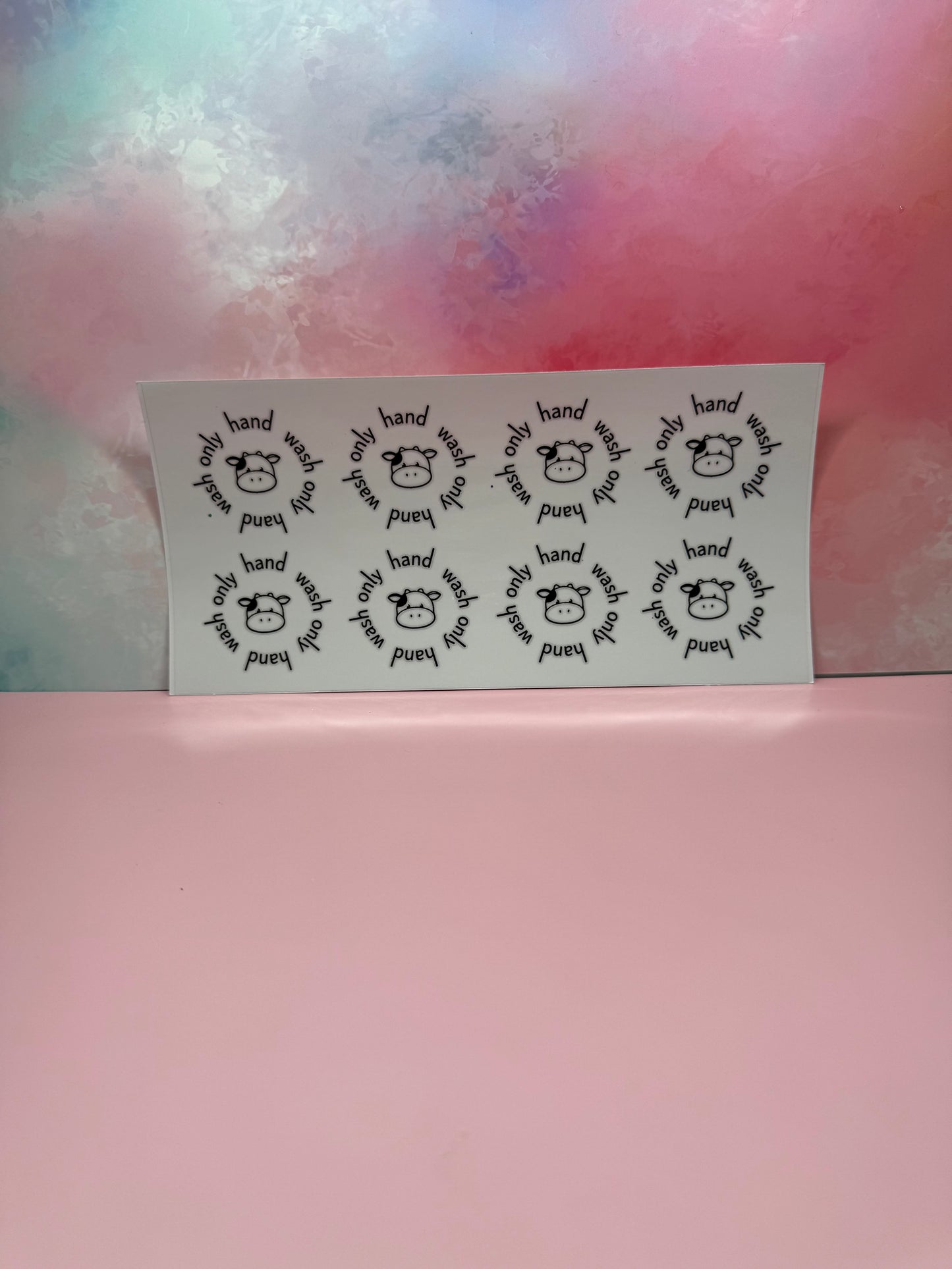 Hand wash only Cow Wrap