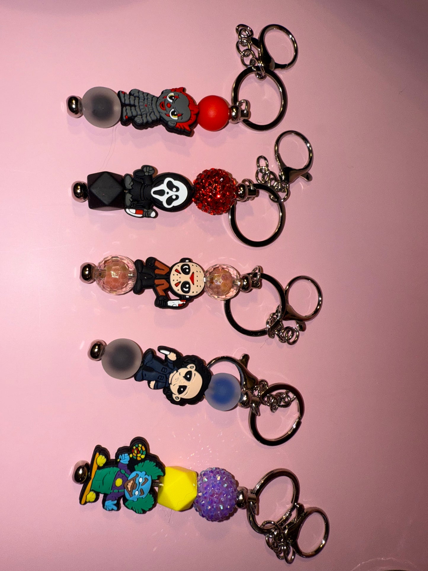 Beaded Focal Keychains