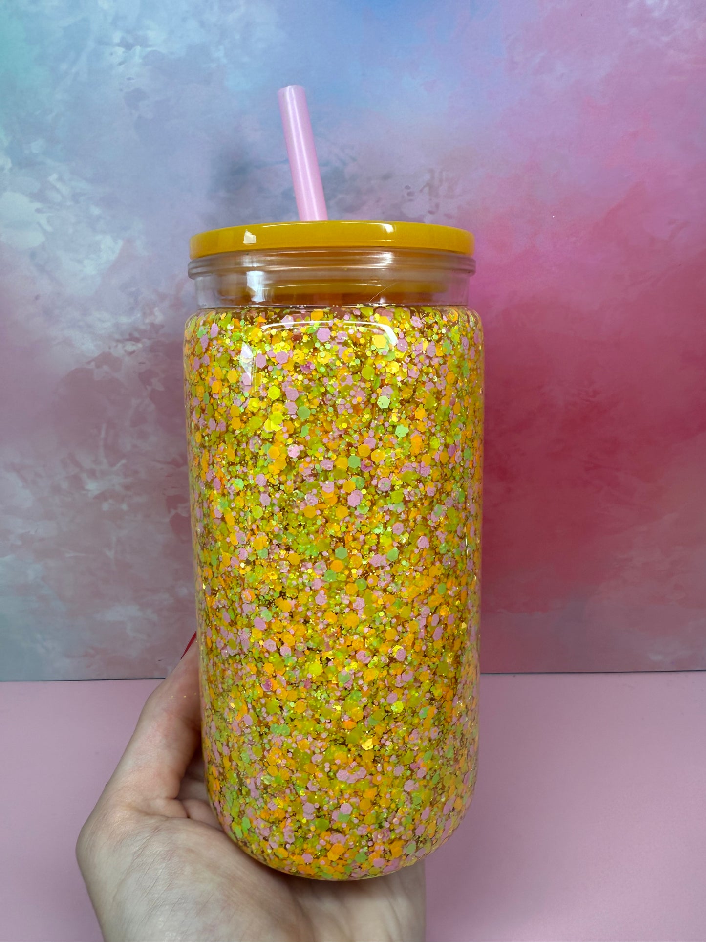 Neon Snowglobe Cup