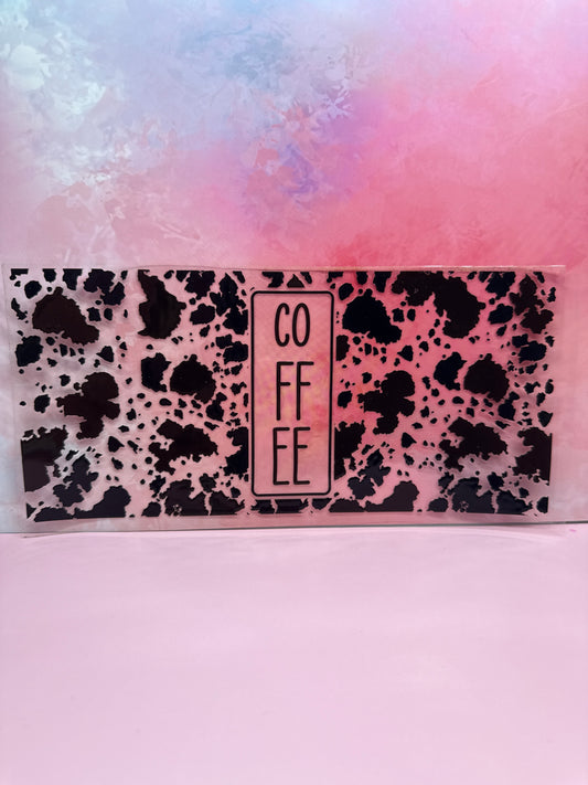 Coffee Cowprint Wrap