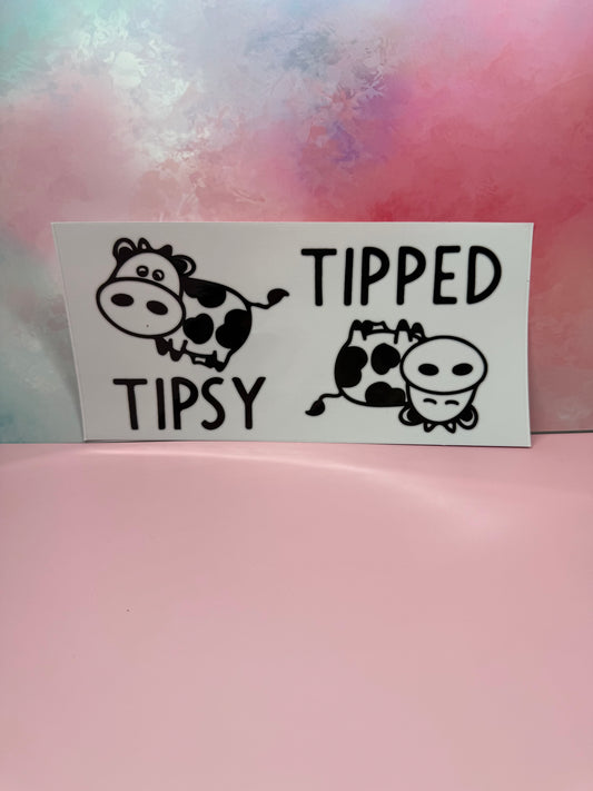 Tipped Tipsy Cow Wrap