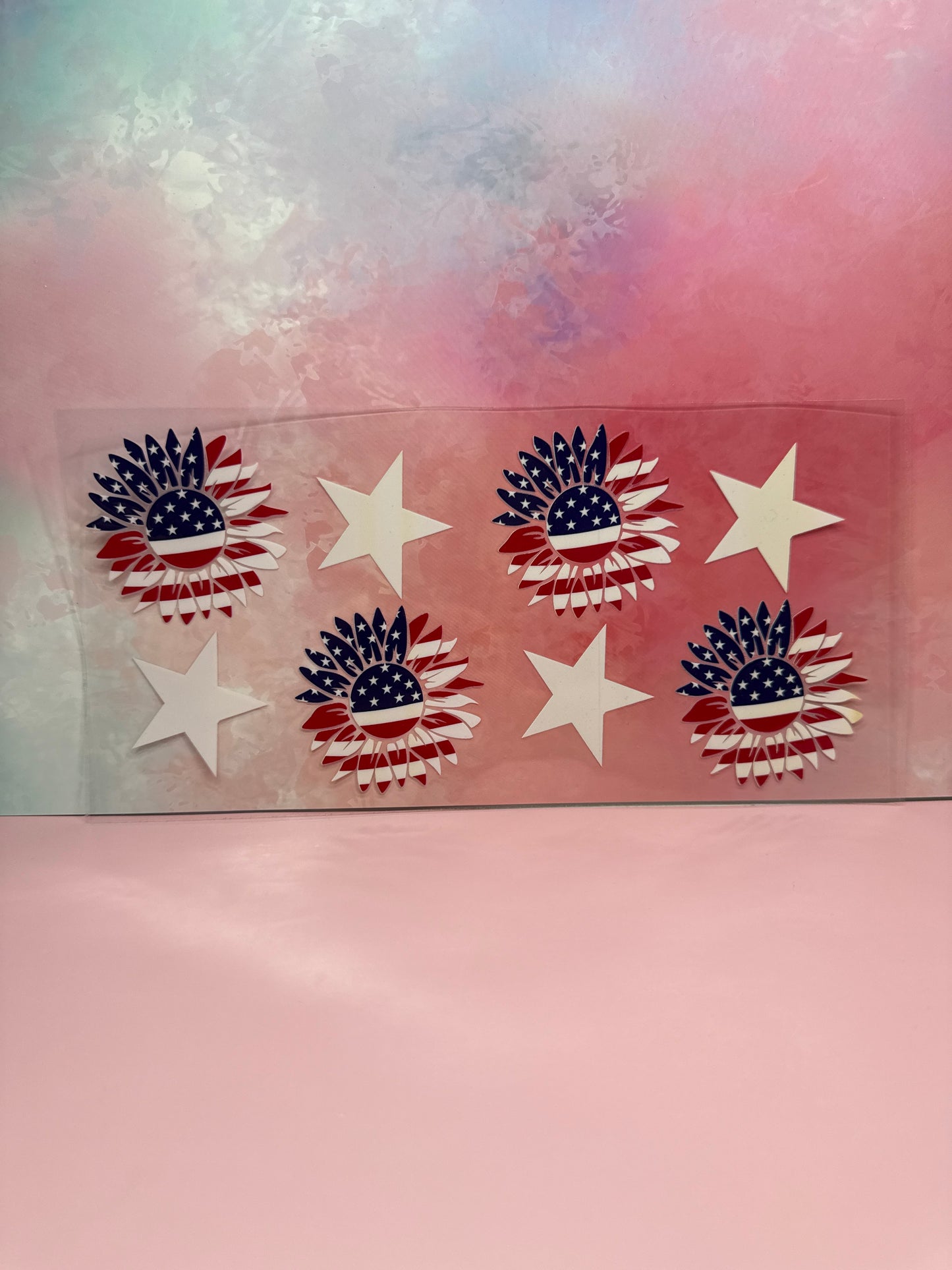 4th Of July Sunflower Star Wrap