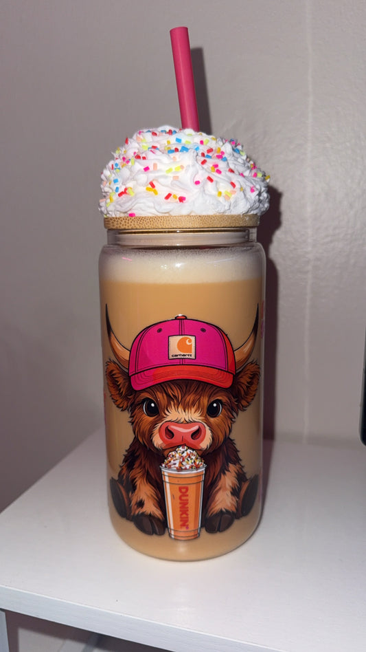 DUNKIN’ Whipped Cow Snowglobe