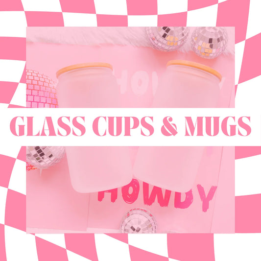 Glass Cups 16oz