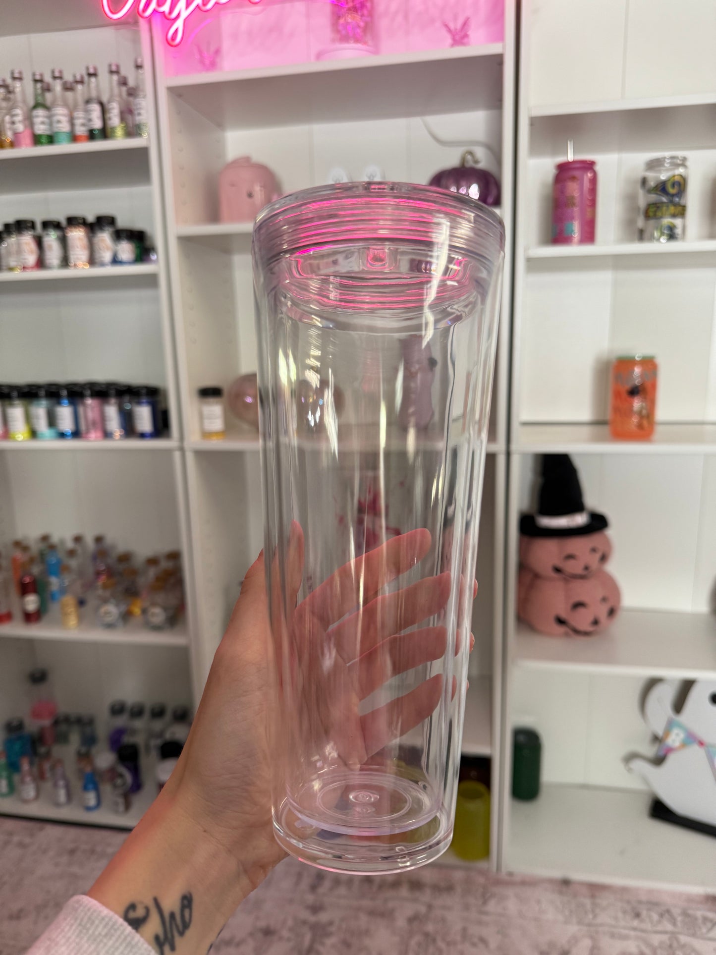 24oz Acrylic Snowglobe